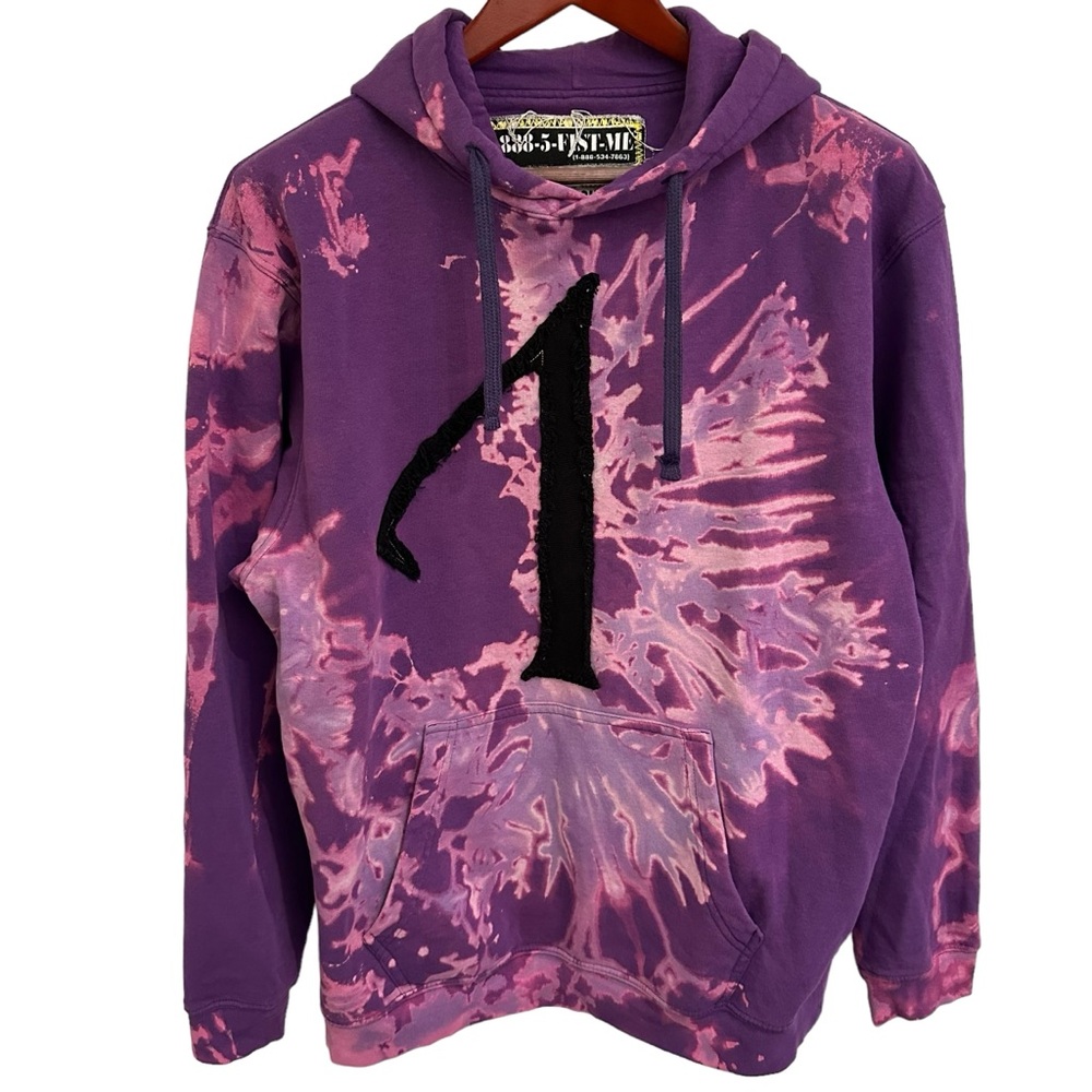 Cool Fist-Me Dyed Street Style Hoodie M
